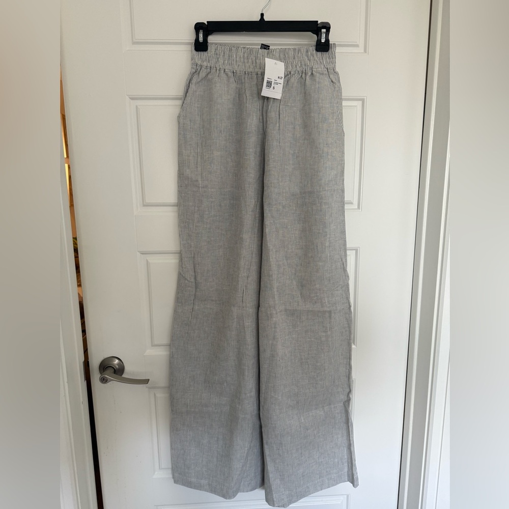 NWT linen blend pants